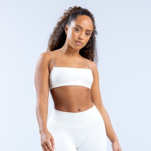 DFYNE Defy Strappy Sports BH Dame Hvite | 54783-PMIY
