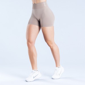 DFYNE Dynamic 4.5" Shorts Dame Beige | 52143-GWJF