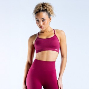 DFYNE Dynamic Backless Sports BH Dame Fuchsia | 72803-LWVJ