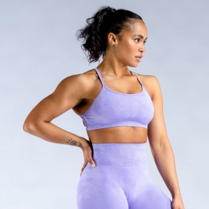 DFYNE Dynamic Mist Backless Sports BH Dame Hvite | 90426-EOBG