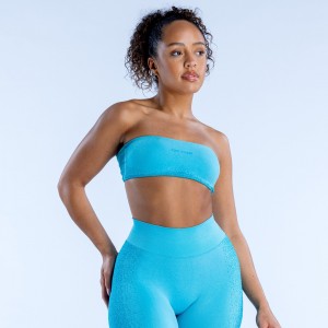 DFYNE Ignite Bandeau Sports BH Dame Lyse Turkis | 48572-QCKD