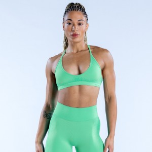 DFYNE Ignite Cross Back Sports BH Dame Mint | 56298-CWBN