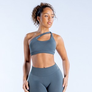 DFYNE Impact Asymmetric Sports BH Dame Grå | 21358-UJLA