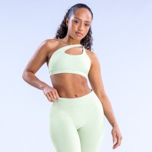 DFYNE Impact Asymmetric Sports BH Dame Grønn | 36021-UCGS