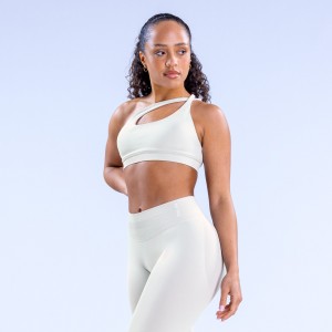 DFYNE Impact Asymmetric Sports BH Dame Hvite | 72105-HOWZ