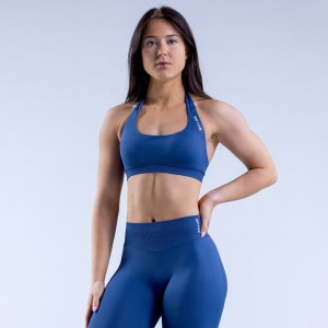 DFYNE Impact Sports BH Dame Marineblå | 85217-KFQB