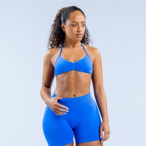 DFYNE Impact Strappy Sports BH Dame Blå | 37294-JTNM