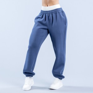 DFYNE Revive Heavy Weight Joggebukse Dame Mørke Blå | 41386-HGJW