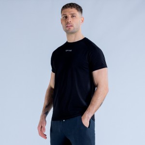 DFYNE Stealth T-Skjorte Herre Svarte | 78610-BKSZ