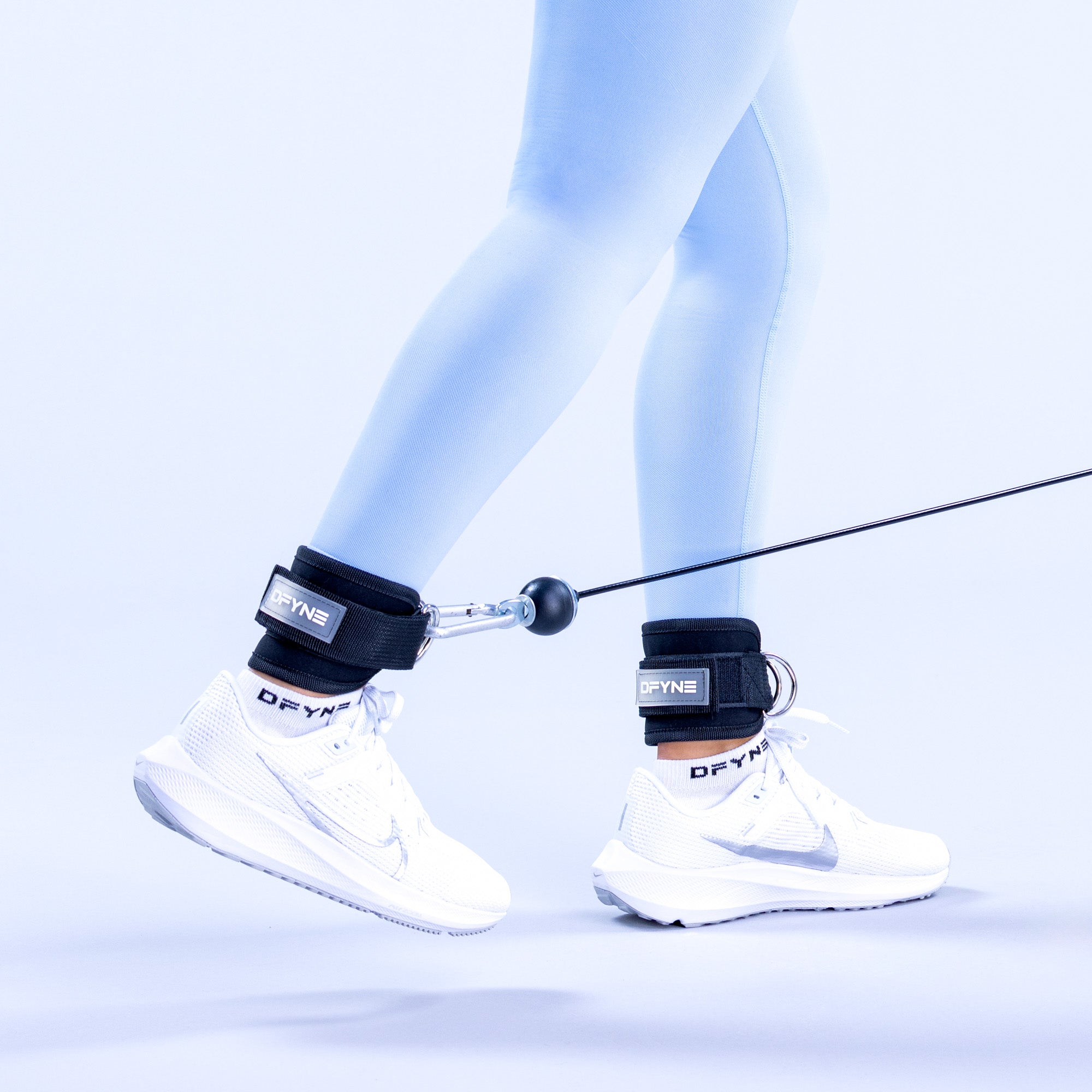 DFYNE Ankle Straps Dame Svarte | 84256-HKYD
