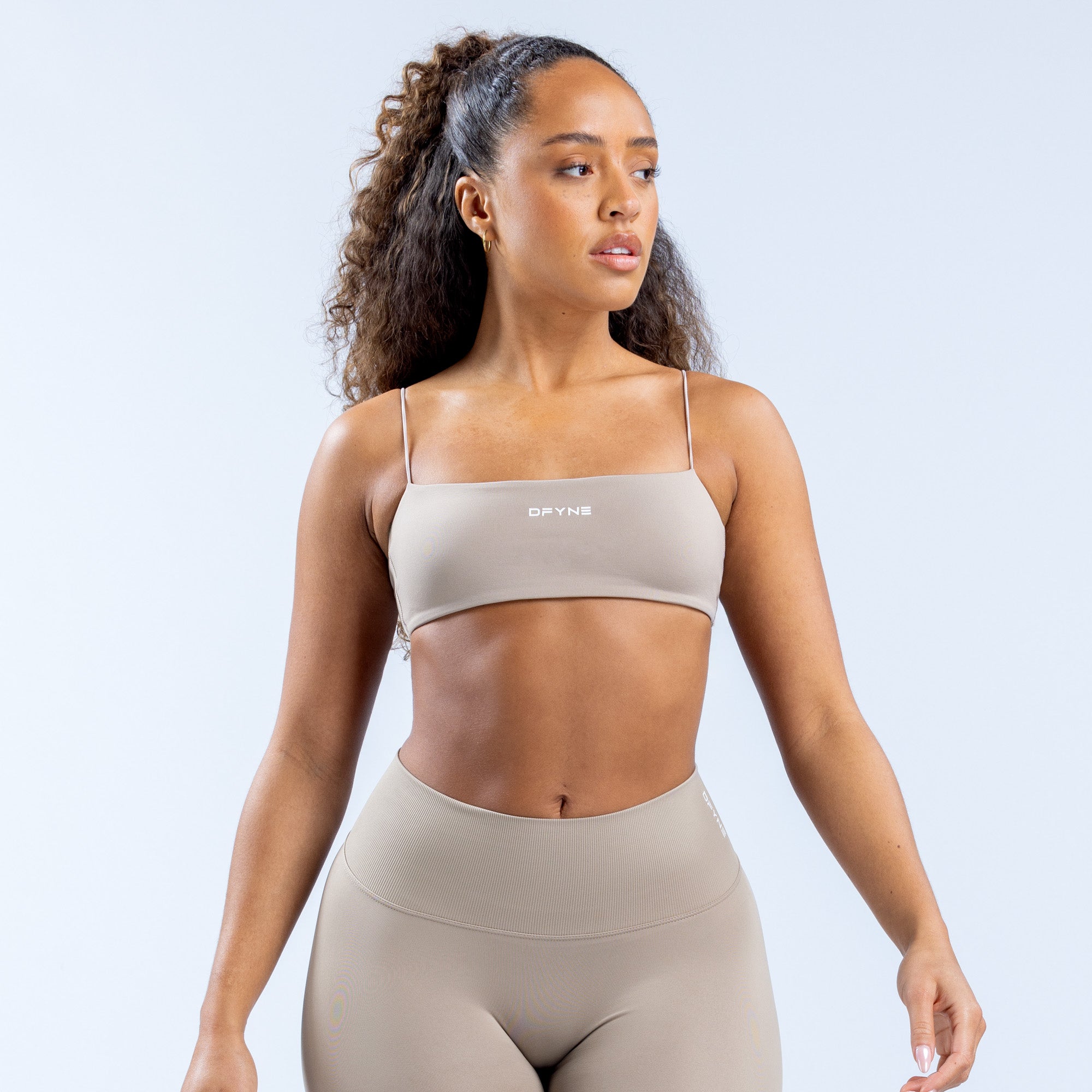 DFYNE Defy Strappy Sports BH Dame Grå | 26305-NRKI