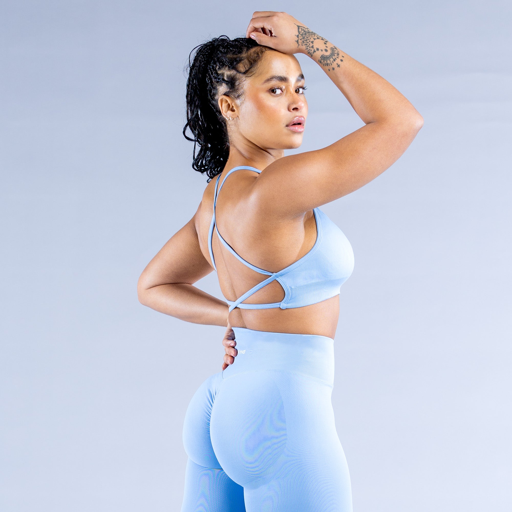 DFYNE Dynamic Backless Sports BH Dame Blå | 57309-CUON
