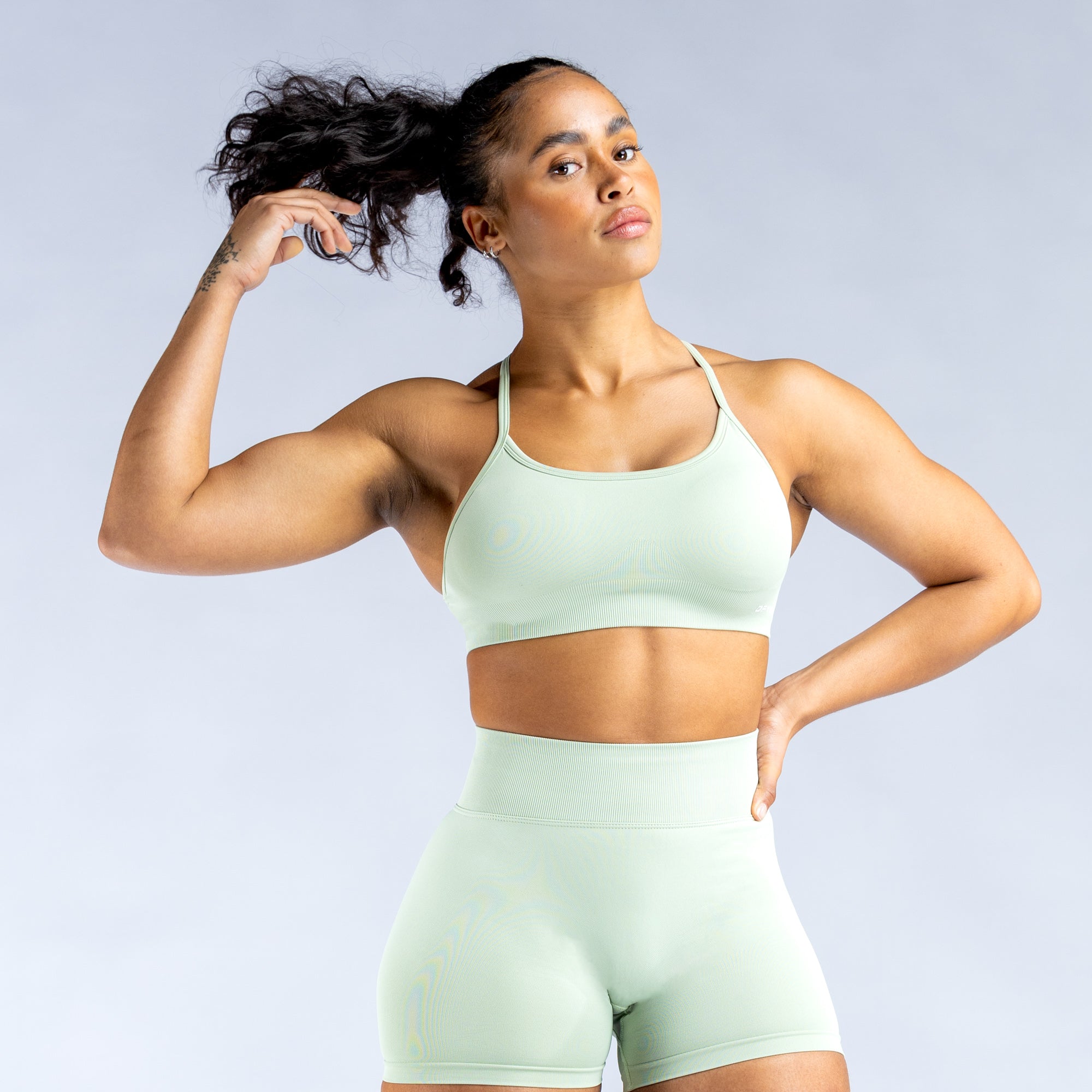 DFYNE Dynamic Backless Sports BH Dame Grønn | 98075-FSKE