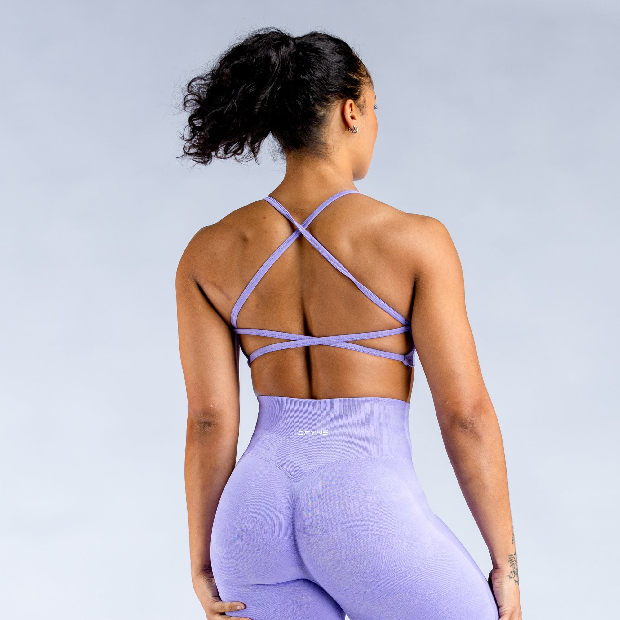 DFYNE Dynamic Mist Backless Sports BH Dame Hvite | 90426-EOBG