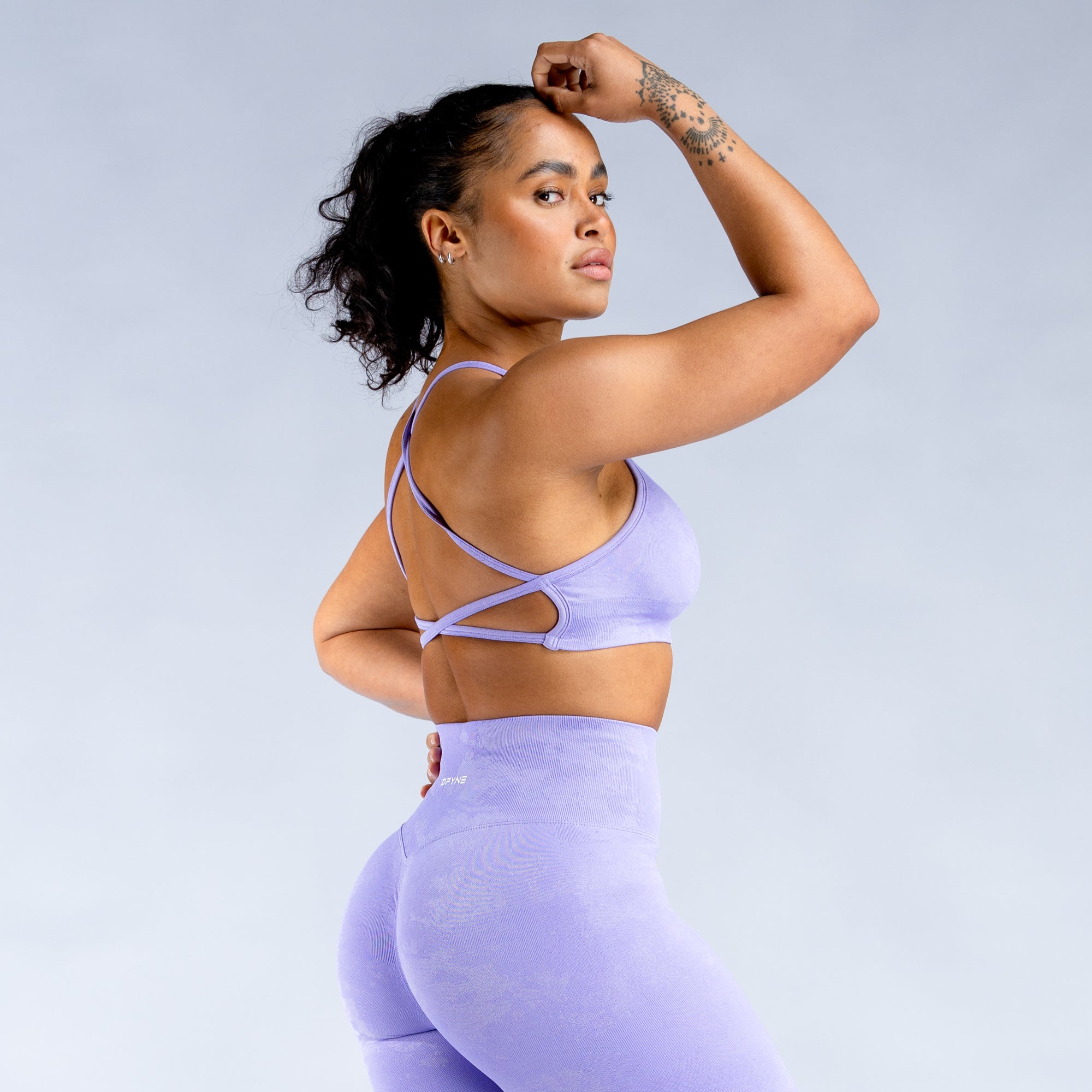 DFYNE Dynamic Mist Backless Sports BH Dame Hvite | 90426-EOBG