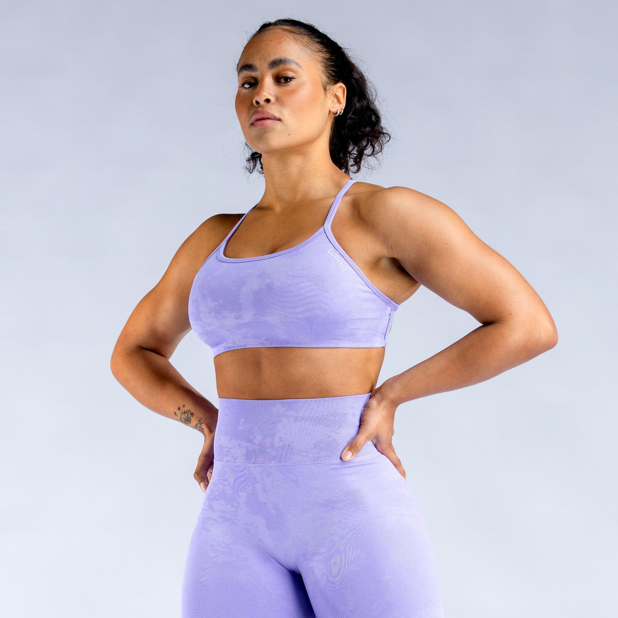 DFYNE Dynamic Mist Backless Sports BH Dame Hvite | 90426-EOBG