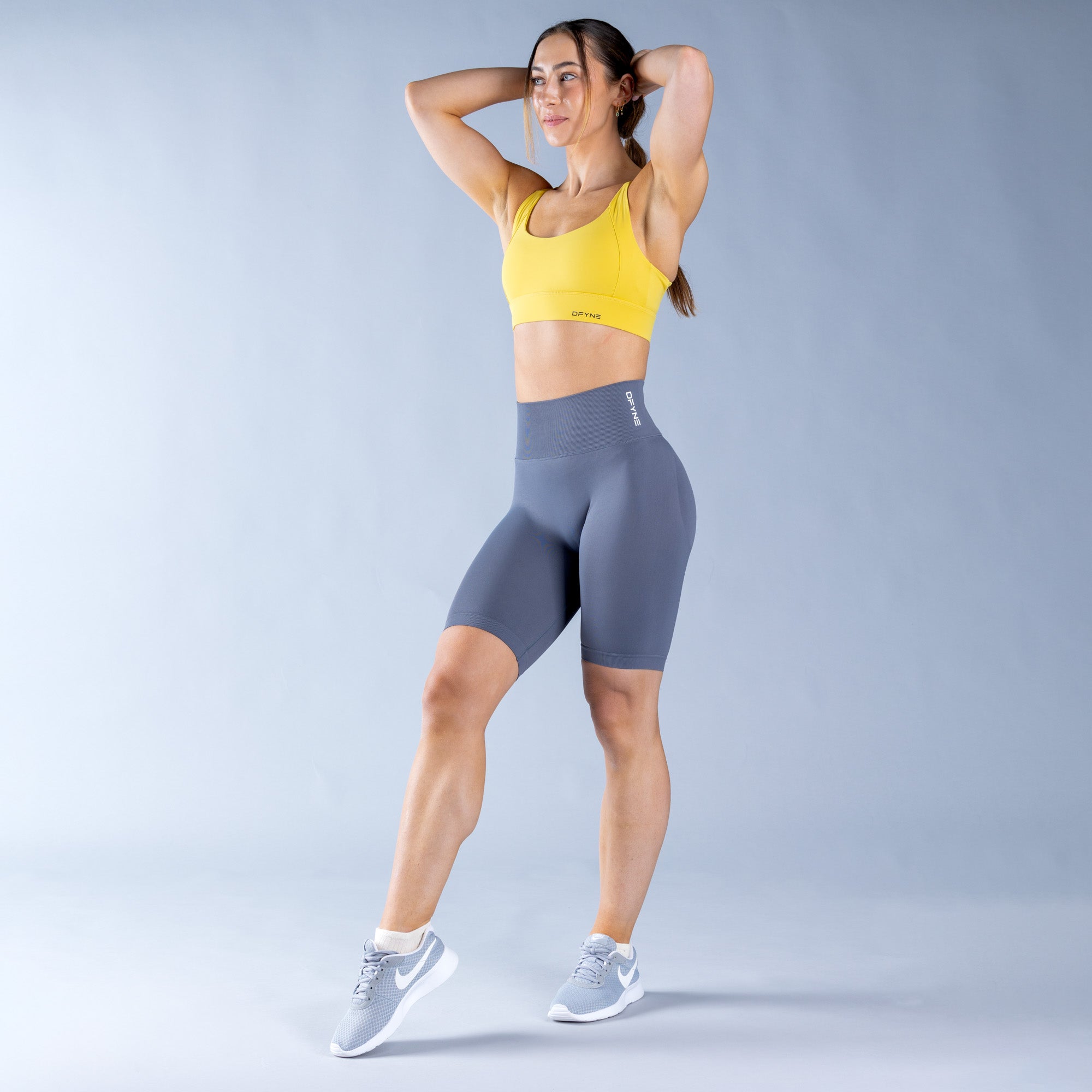 DFYNE Dynamic Shorts Dame Mørke Grå | 26901-NMUS
