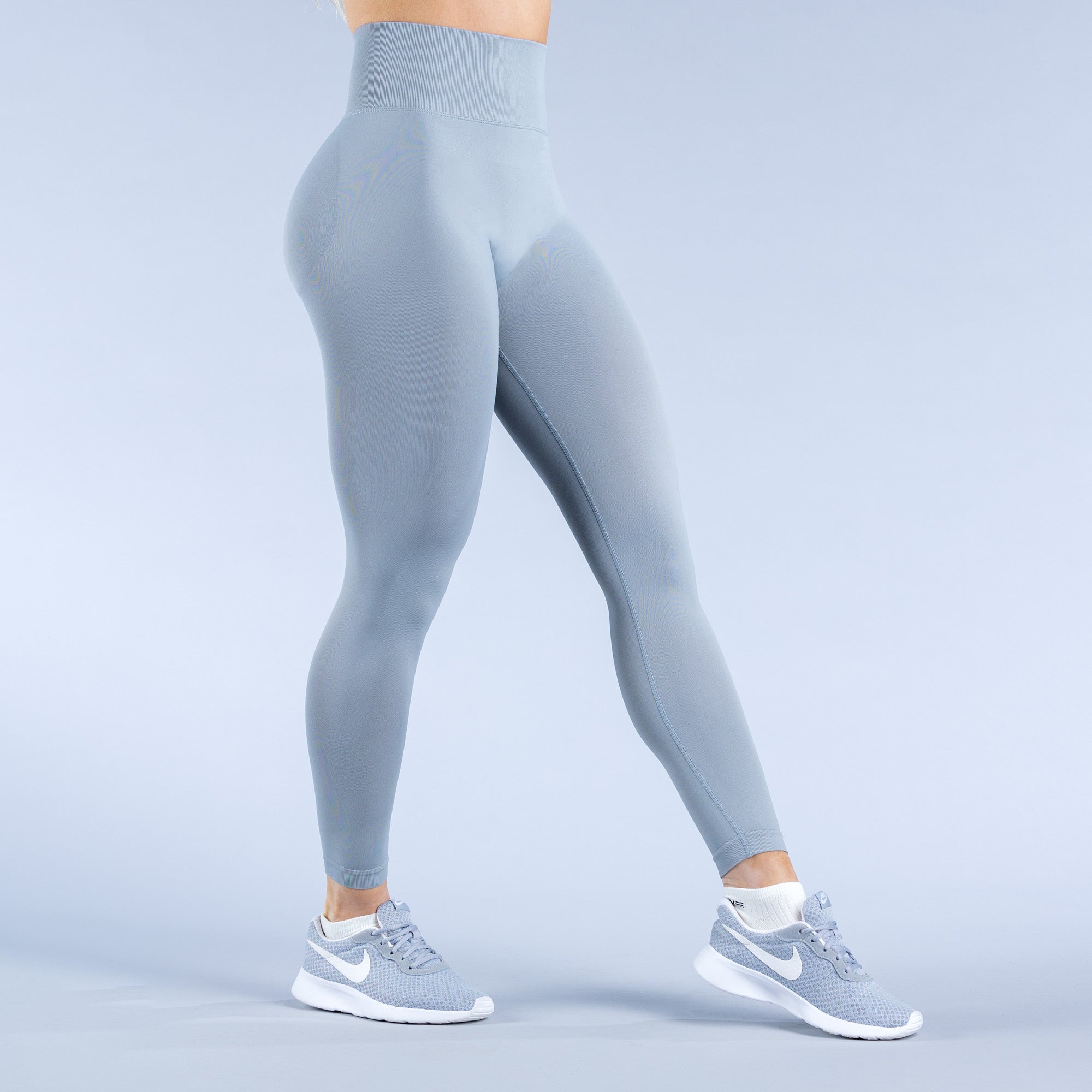 DFYNE Dynamic Tights Dame Lyse Grå | 67528-ZJVE