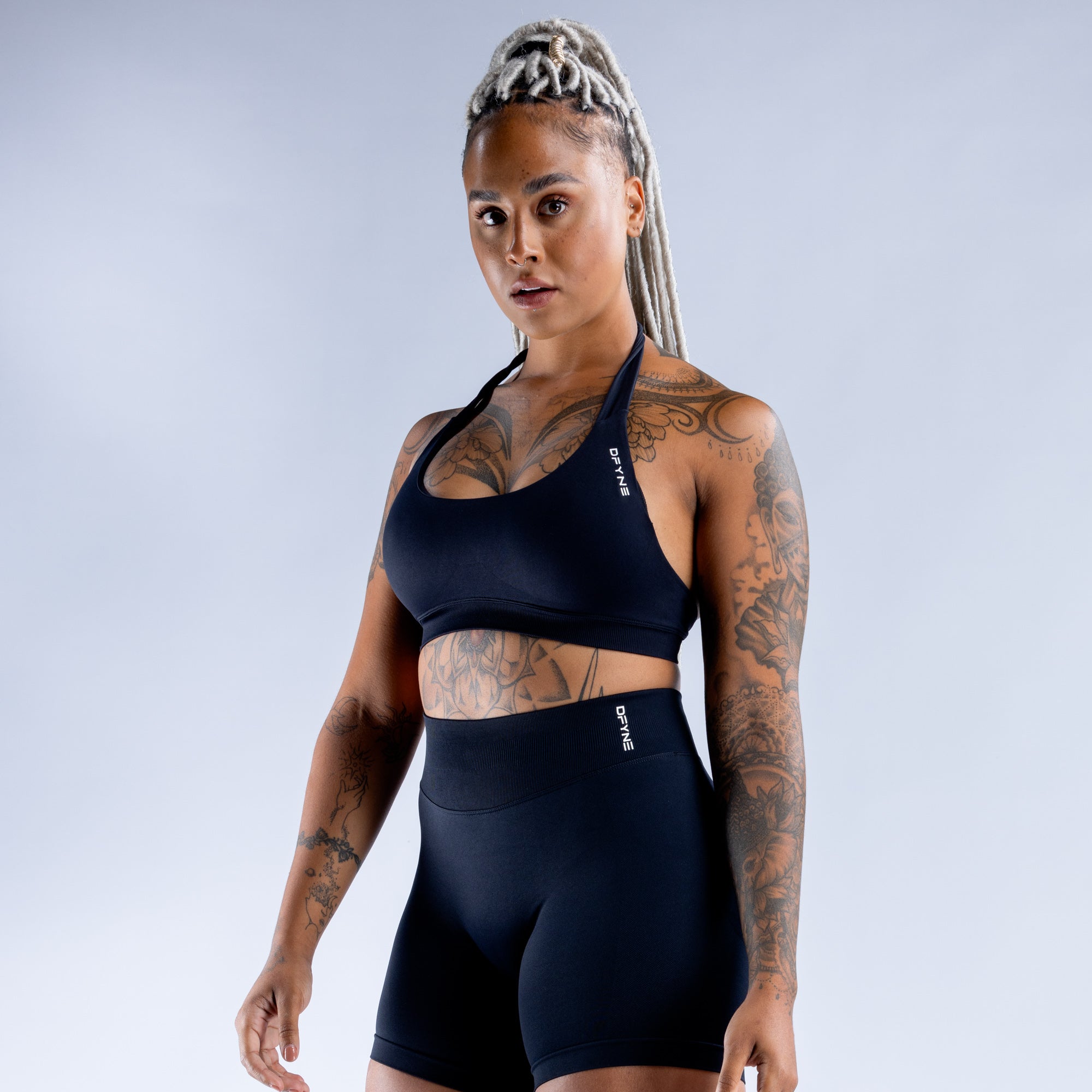 DFYNE Impact Sports BH Dame Svarte | 35104-GQTP