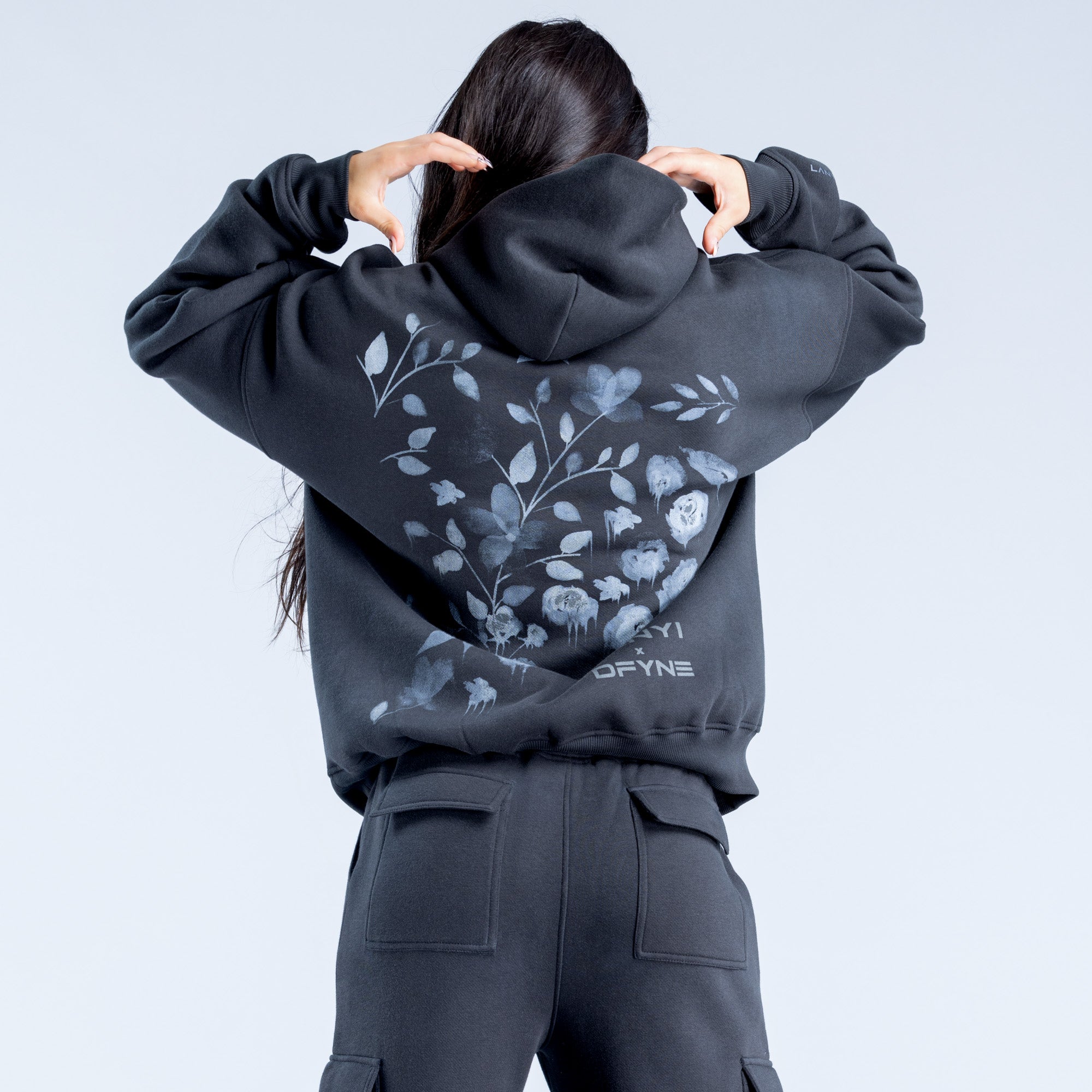 DFYNE Lanyi Edit Oversized Hettegenser Dame Svarte | 10576-KCEZ