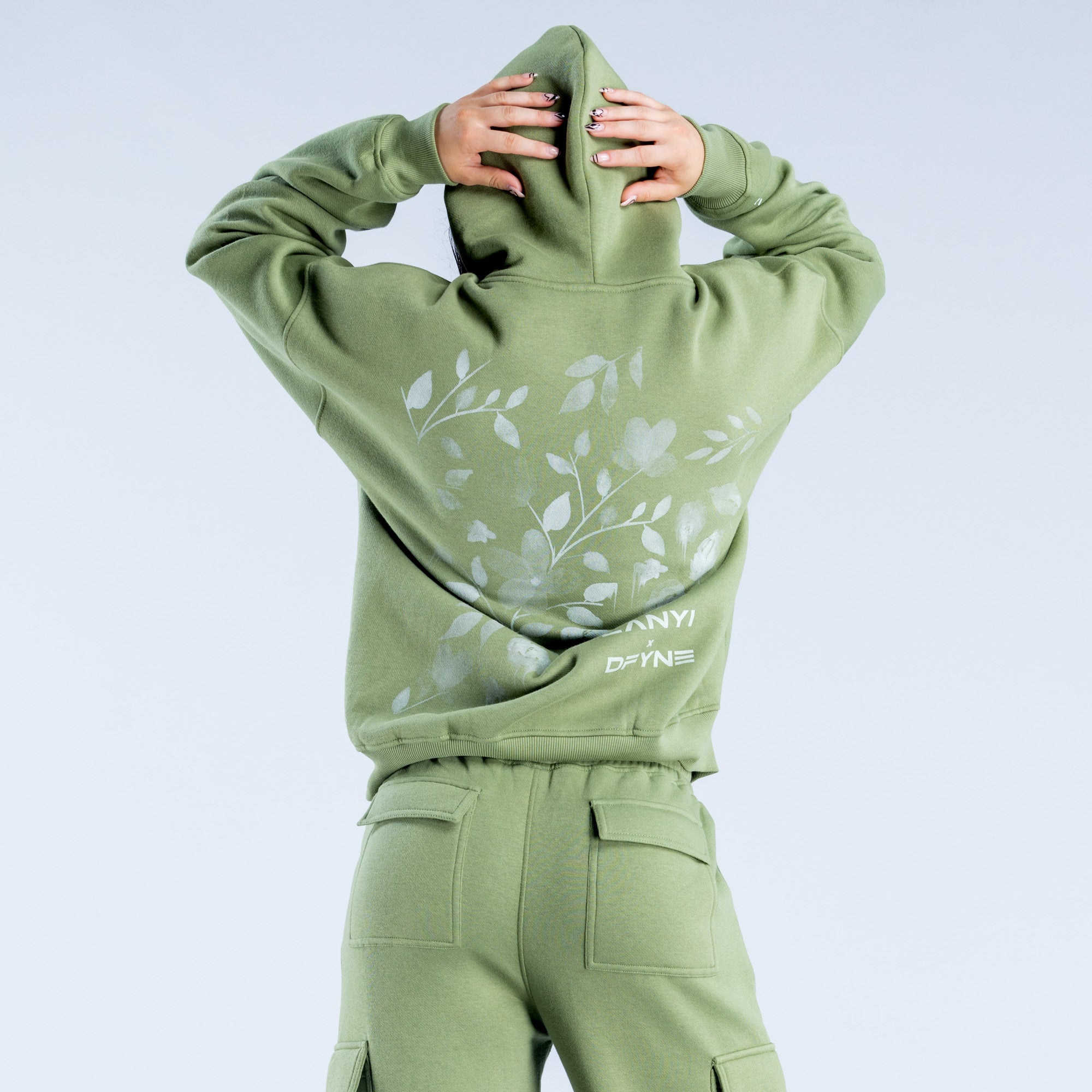 DFYNE Lanyi Edit Oversized Hettegenser Dame Dyp Grønn | 69274-CLMU
