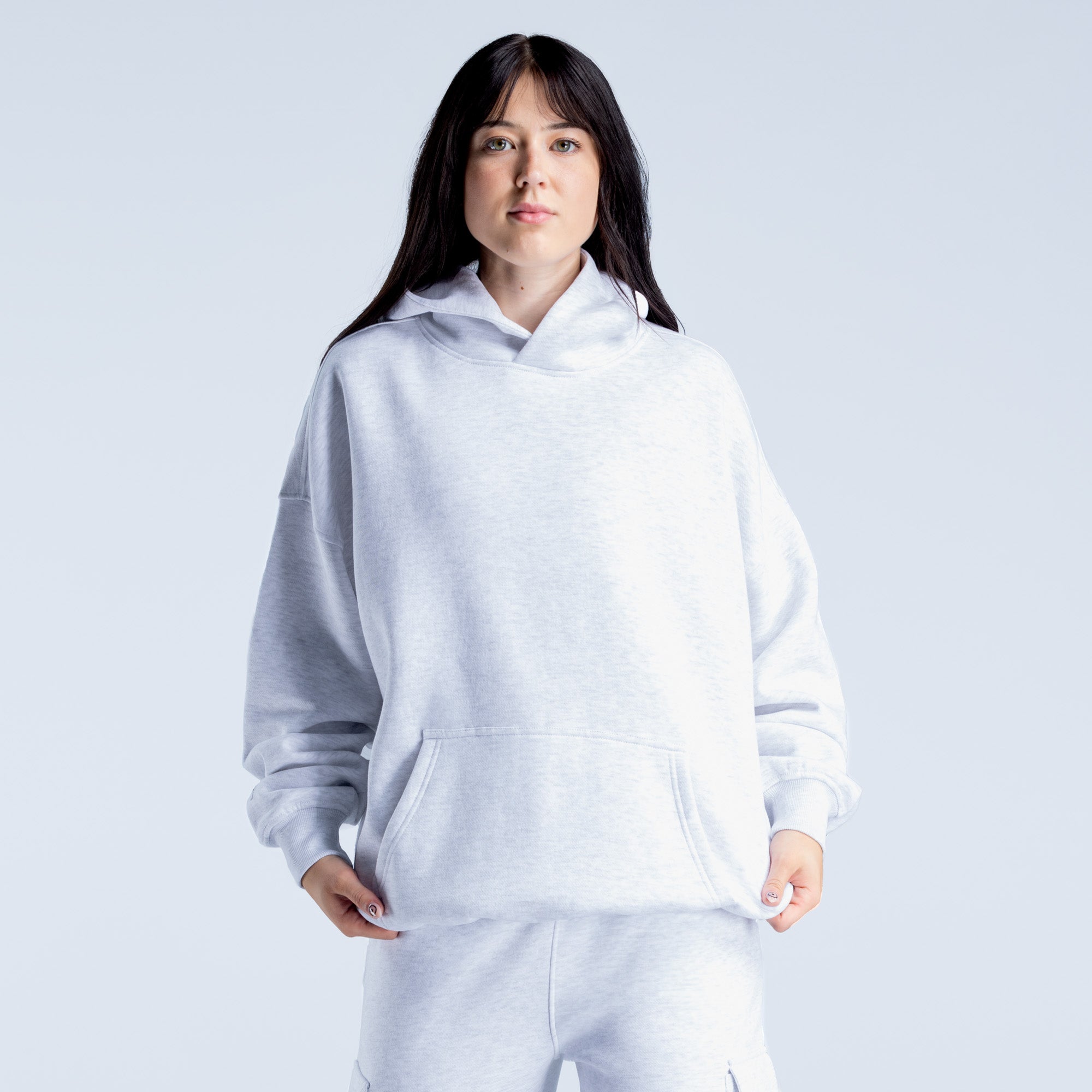 DFYNE Lanyi Edit Oversized Hettegenser Dame Grå | 07981-DNMJ
