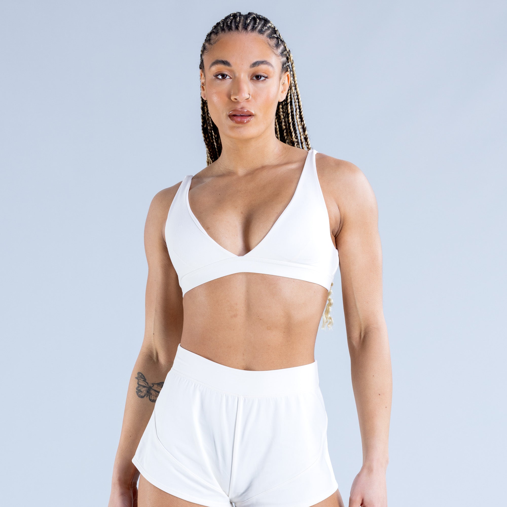 DFYNE Origin Minimal Sports BH Dame Hvite | 51430-TWUZ