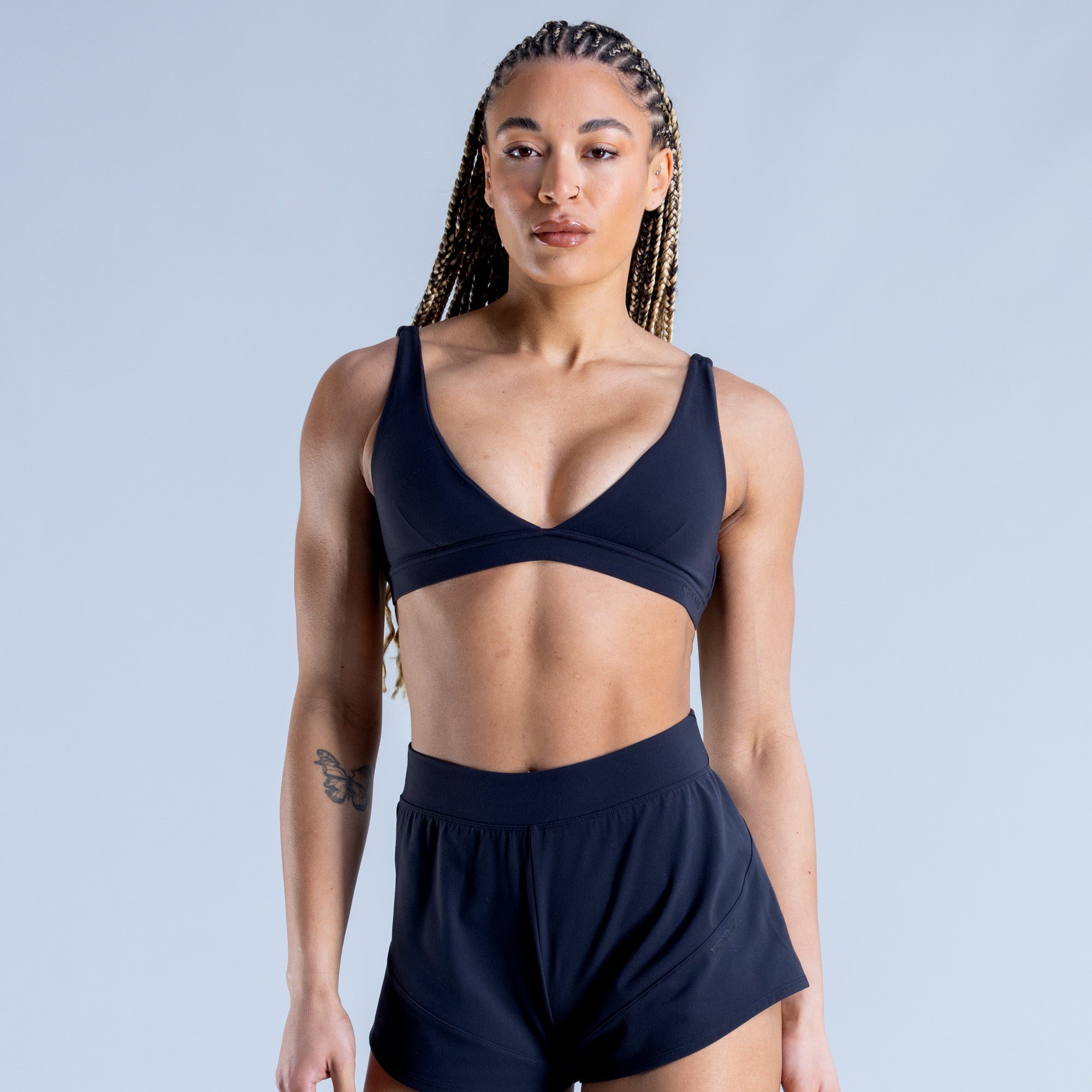 DFYNE Origin Minimal Sports BH Dame Svarte | 03657-PUJZ