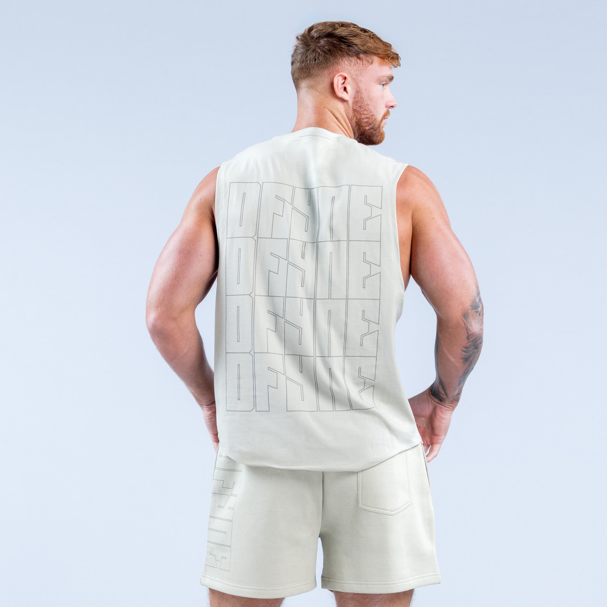 DFYNE Recharge Graphic Tank Top Herre Grå | 97864-BELU