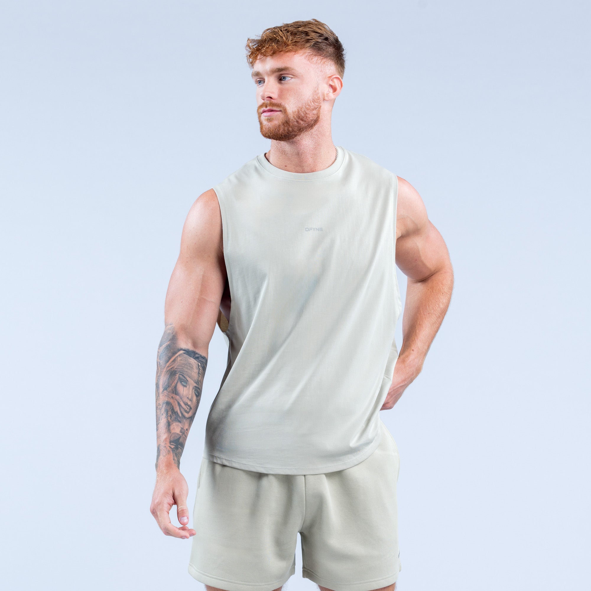 DFYNE Recharge Tank Top Herre Grå | 74802-JODS