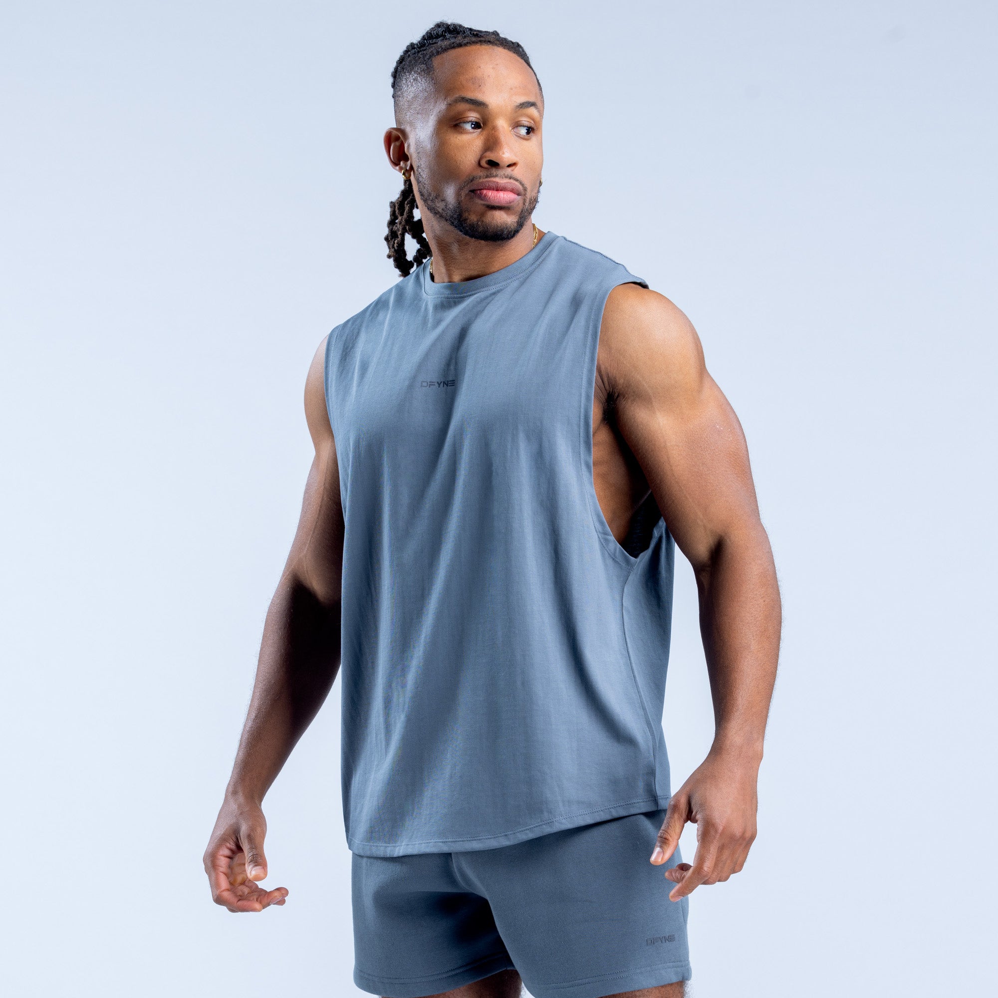 DFYNE Recharge Tank Top Herre Grå | 79810-IUQS