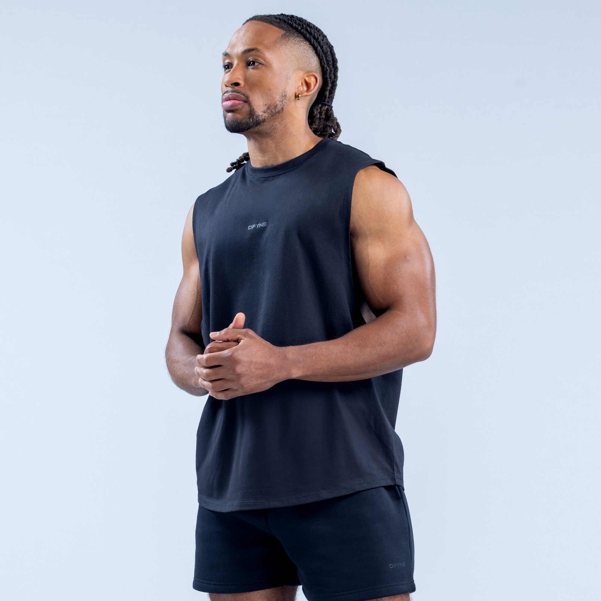 DFYNE Recharge Tank Top Herre Svarte | 89041-NTLH