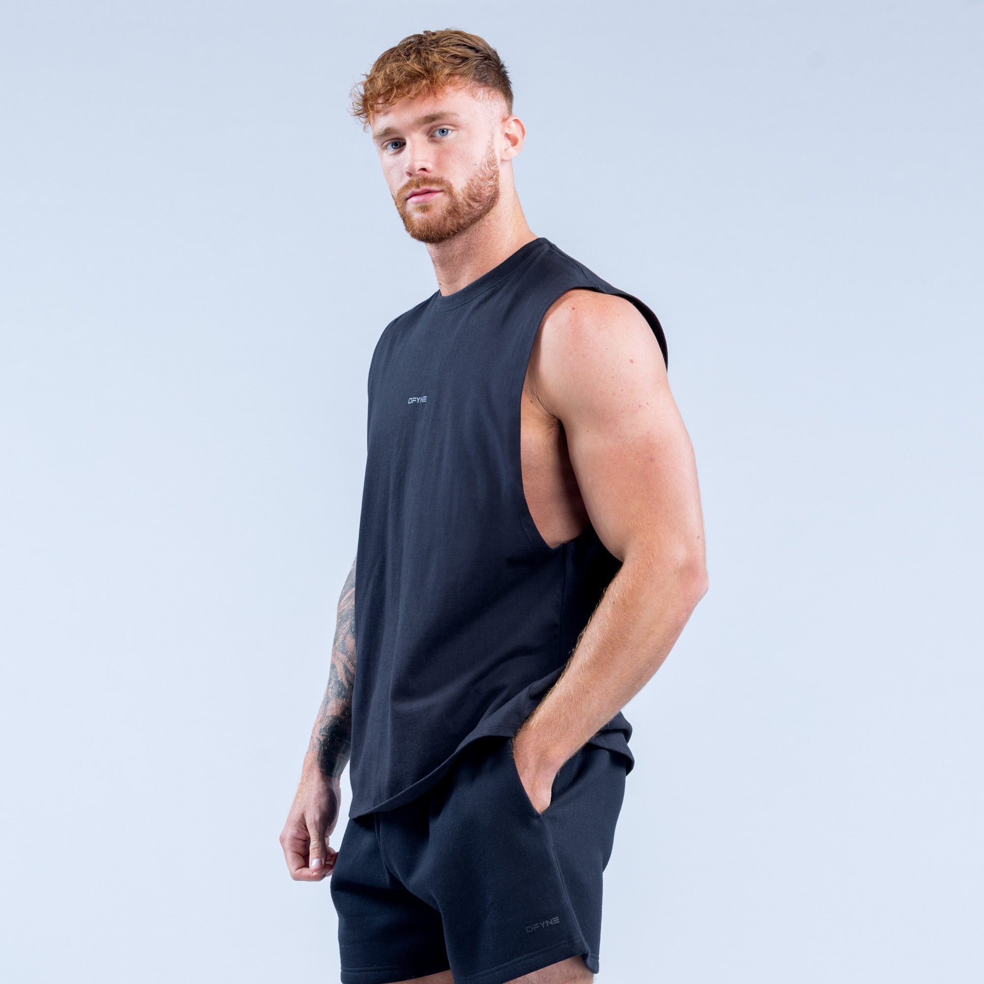 DFYNE Recharge Tank Top Herre Svarte | 89041-NTLH
