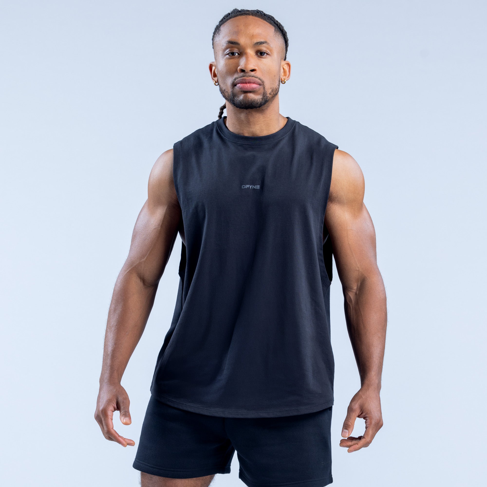 DFYNE Recharge Tank Top Herre Svarte | 89041-NTLH