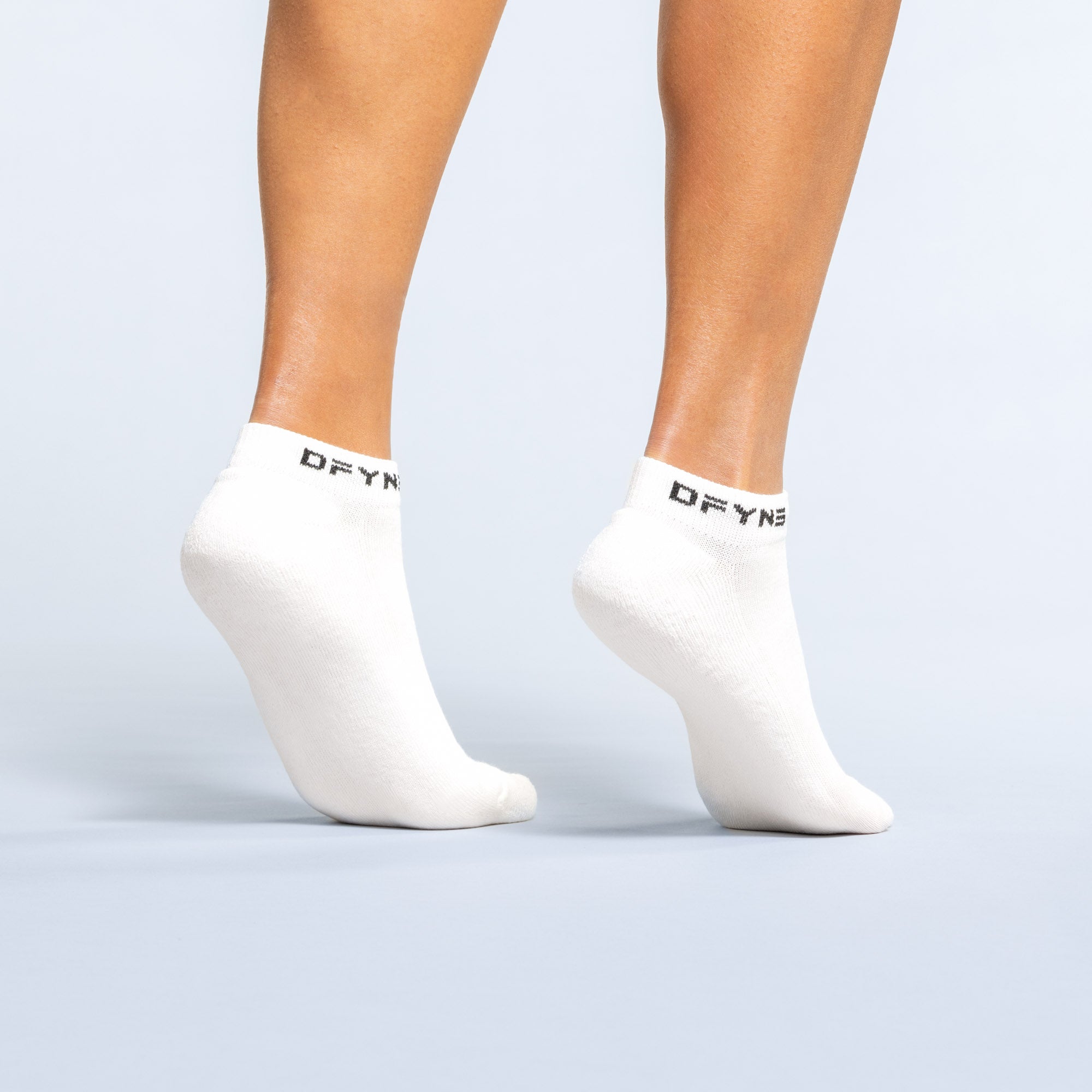 DFYNE Revive Ankle Sokker Dame Hvite Svarte | 87042-XSRZ