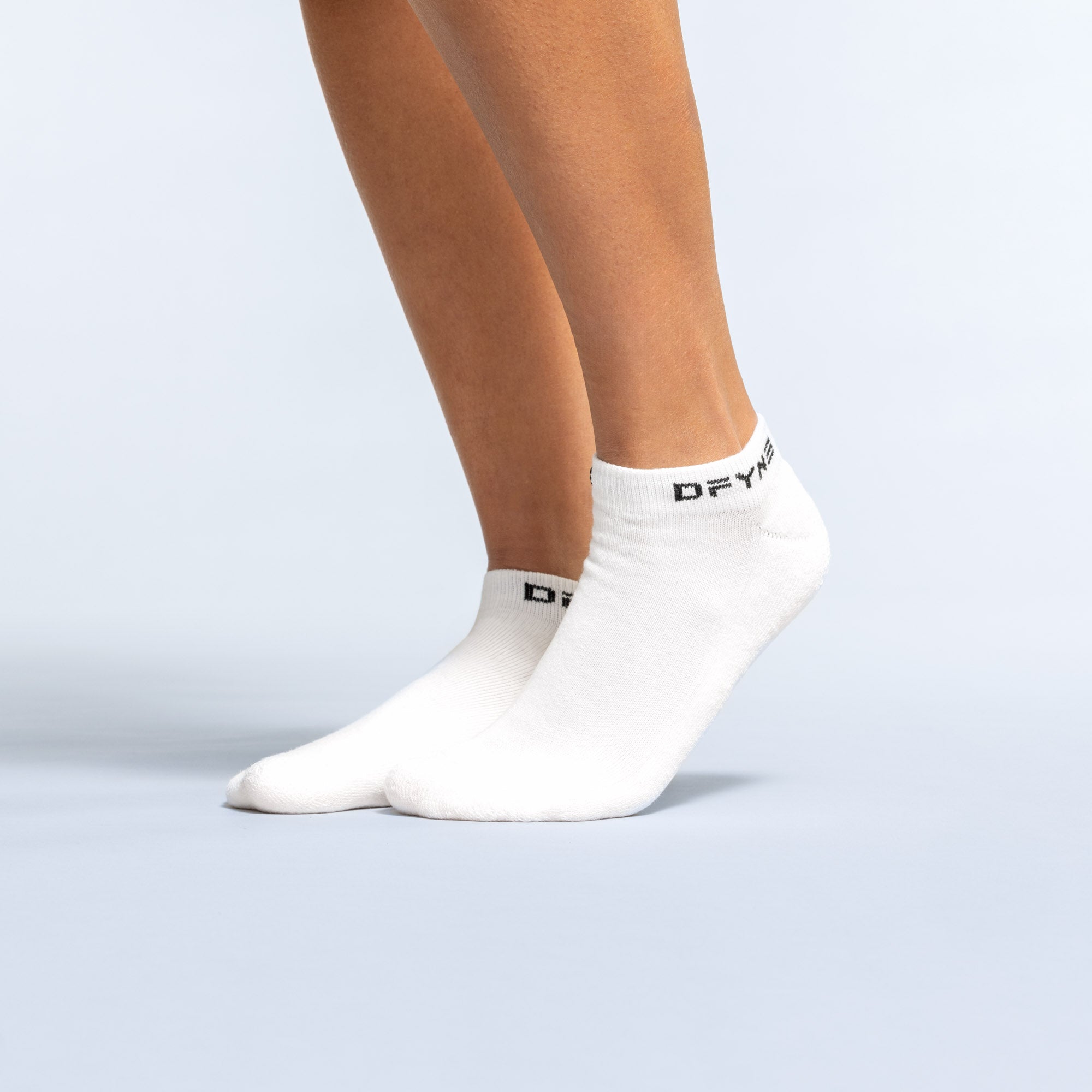DFYNE Revive Ankle Sokker Dame Hvite Svarte | 87042-XSRZ