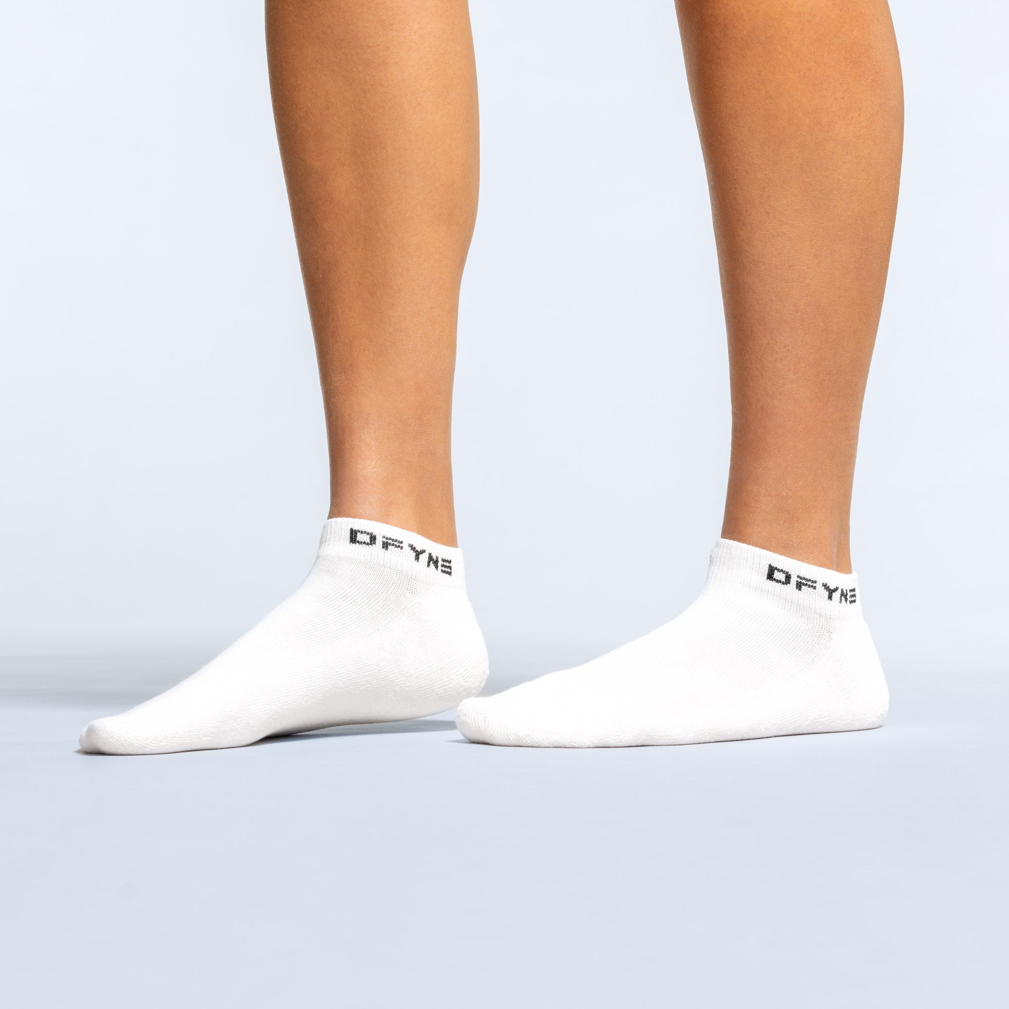 DFYNE Revive Ankle Sokker Dame Hvite Svarte | 87042-XSRZ