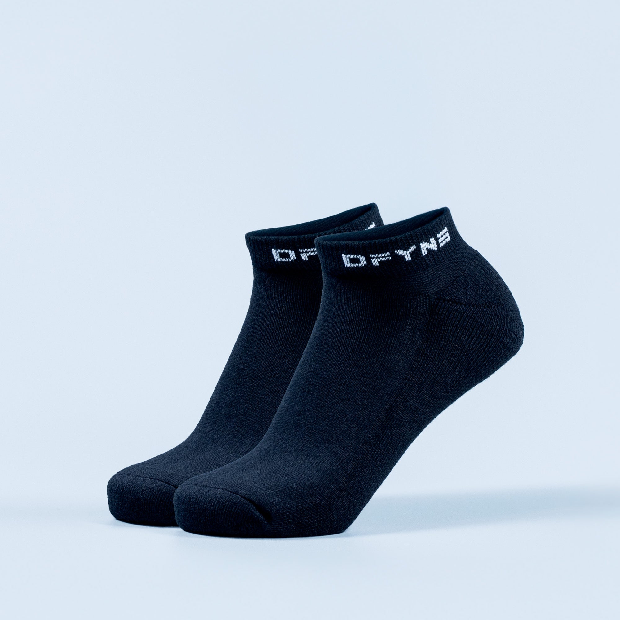 DFYNE Revive Ankle Sokker Dame Svarte Hvite | 96340-LTSY