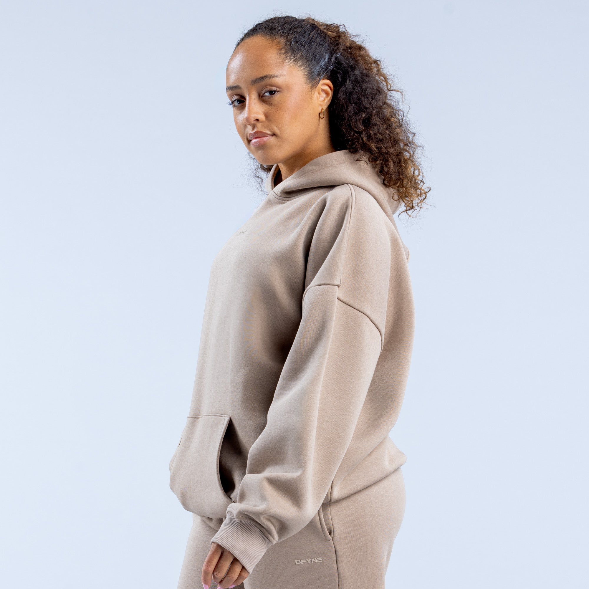 DFYNE Revive Heavy Weight Hettegenser Dame Beige | 37041-TDVJ