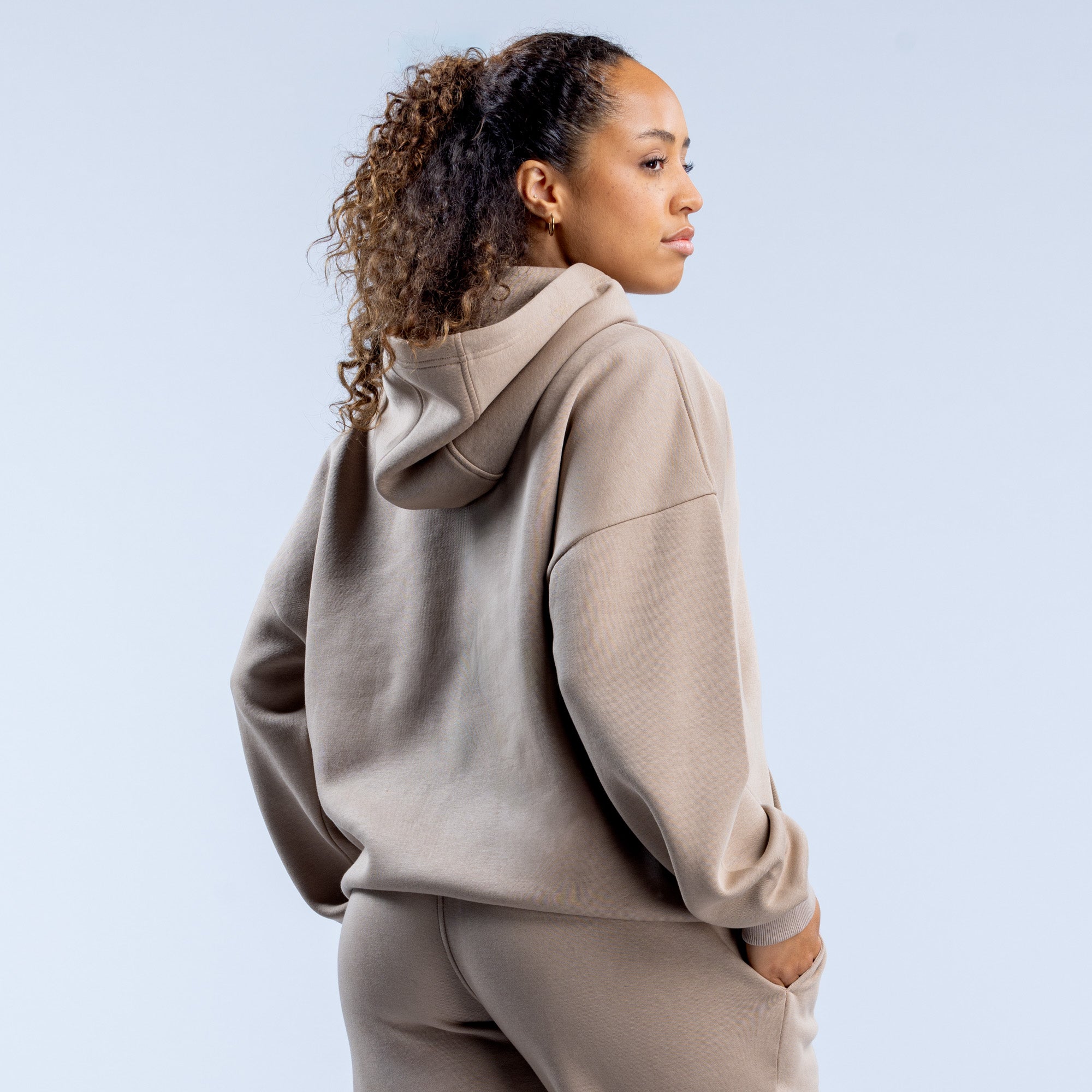 DFYNE Revive Heavy Weight Hettegenser Dame Beige | 37041-TDVJ