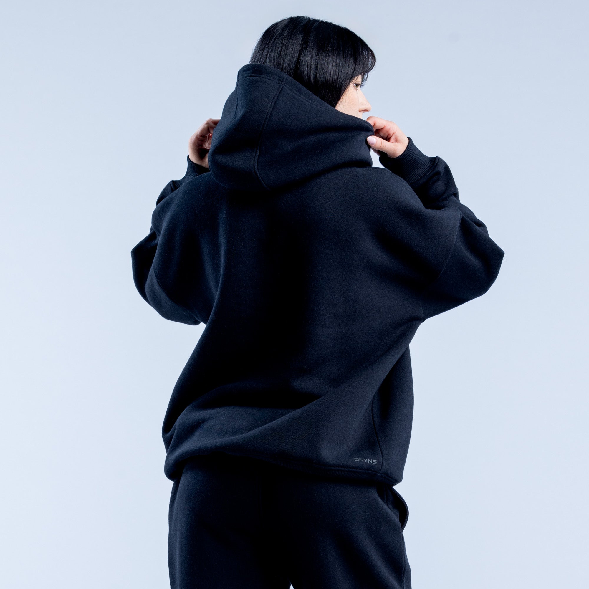 DFYNE Revive Heavy Weight Hettegenser Dame Svarte | 13705-PXMJ