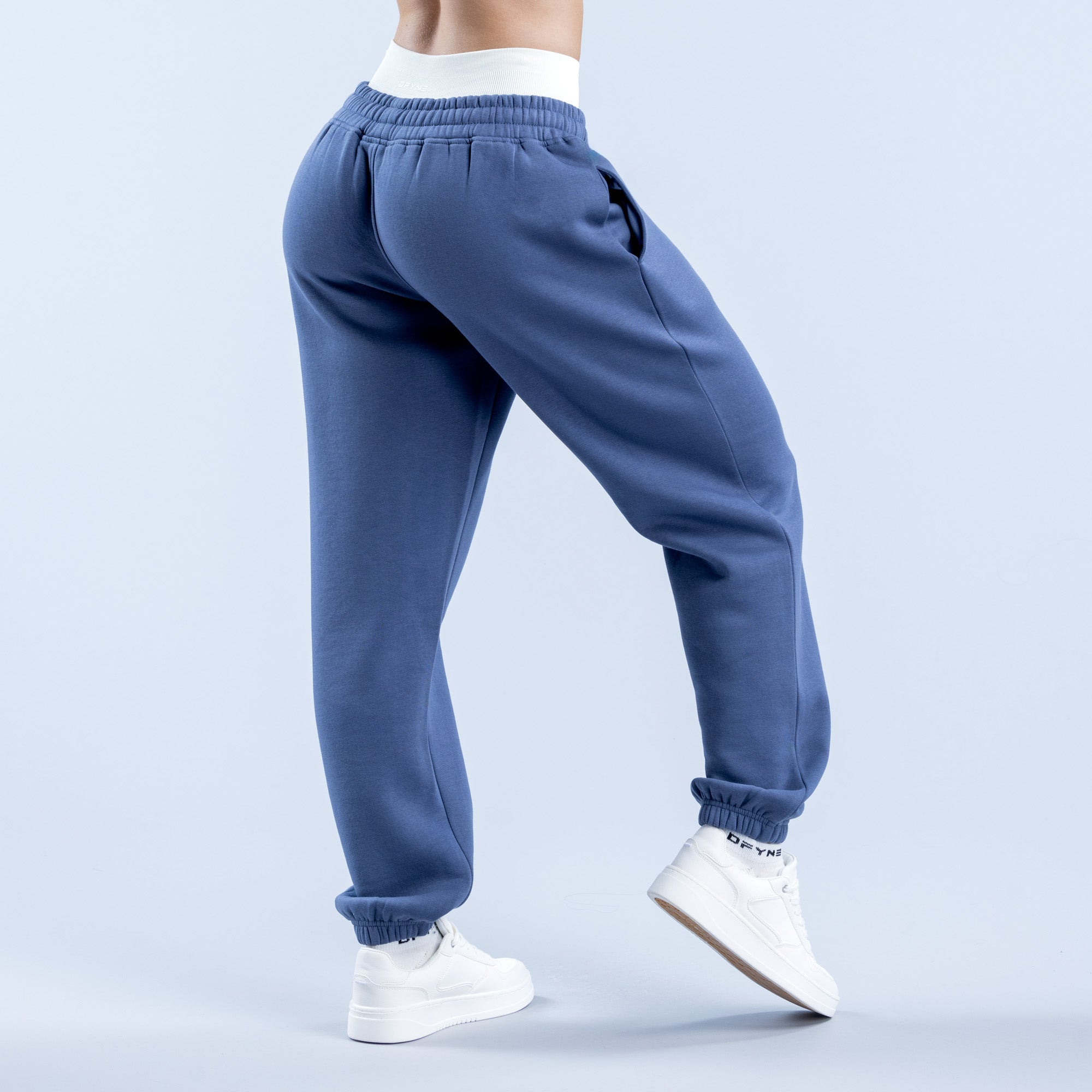 DFYNE Revive Heavy Weight Joggebukse Dame Mørke Blå | 41386-HGJW