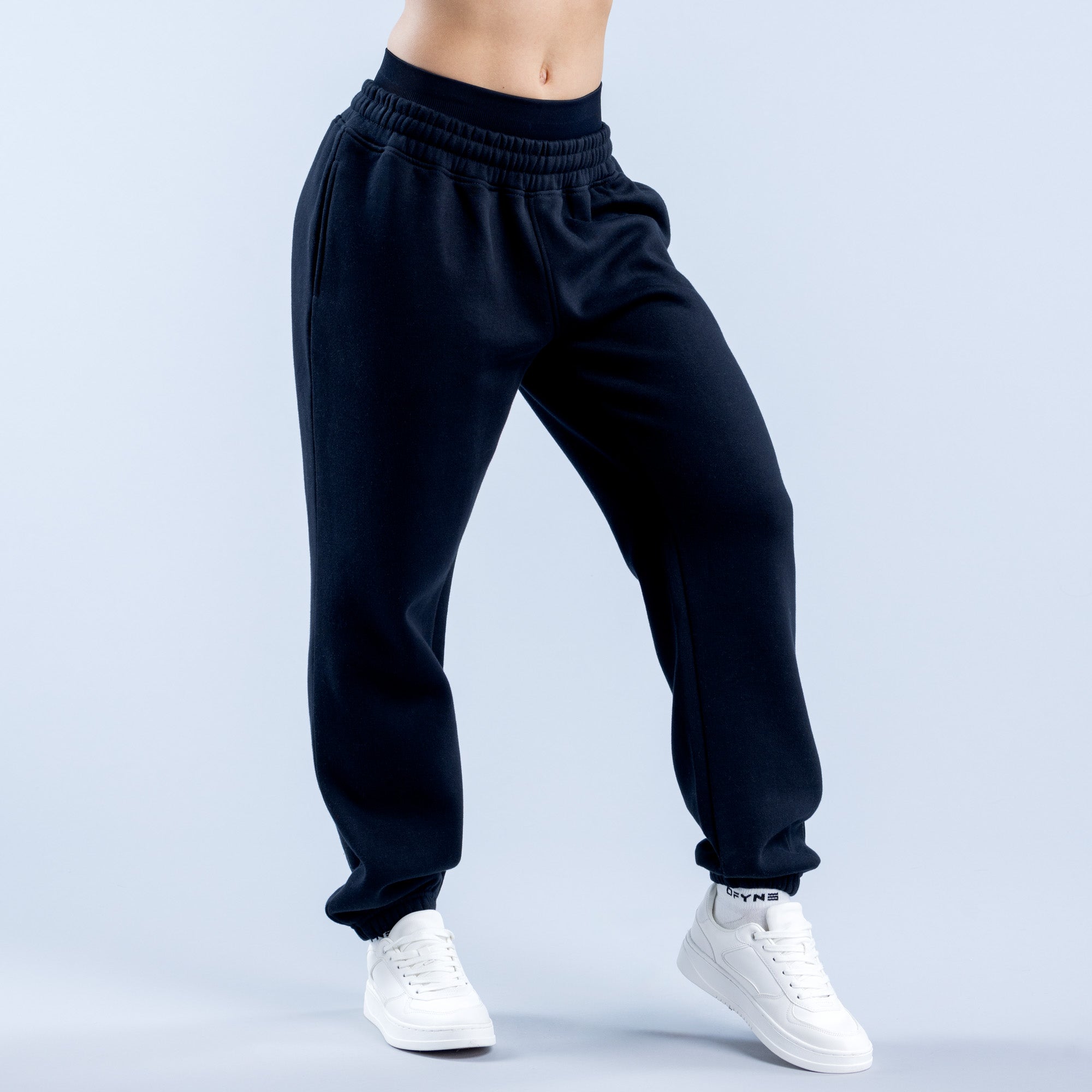 DFYNE Revive Heavy Weight Joggebukse Dame Svarte | 69803-OXPL