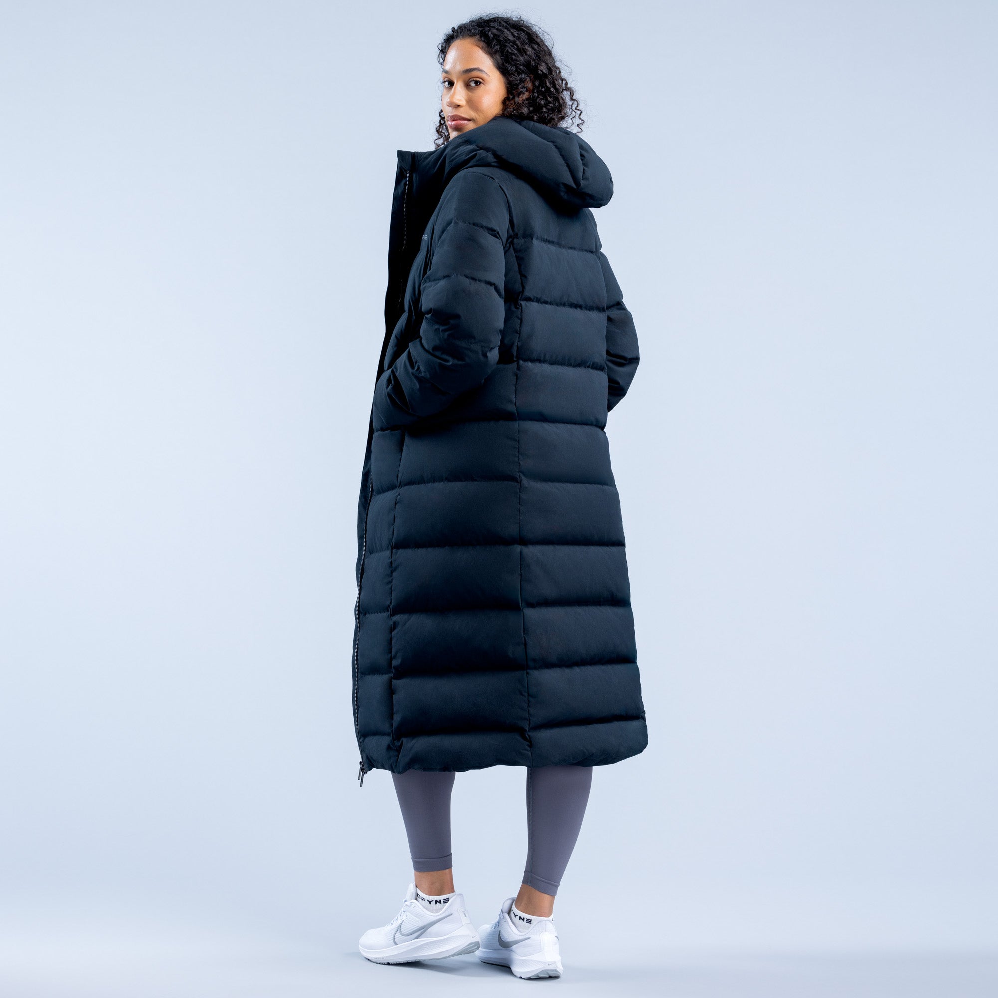 DFYNE Revive Long Down Jakker Dame Svarte | 12309-IDQK