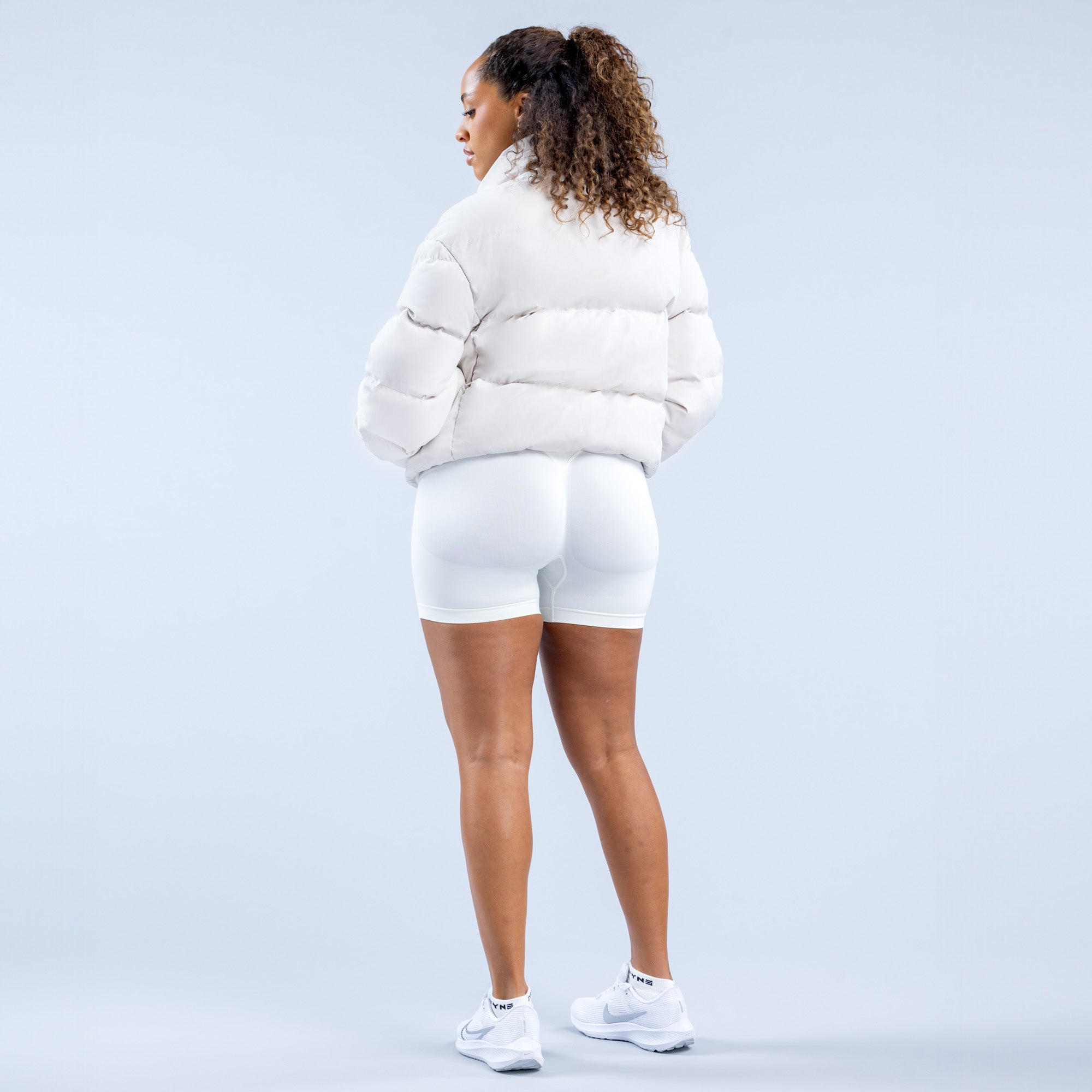 DFYNE Revive Short Down Jakker Dame Hvite | 58293-ZAJC