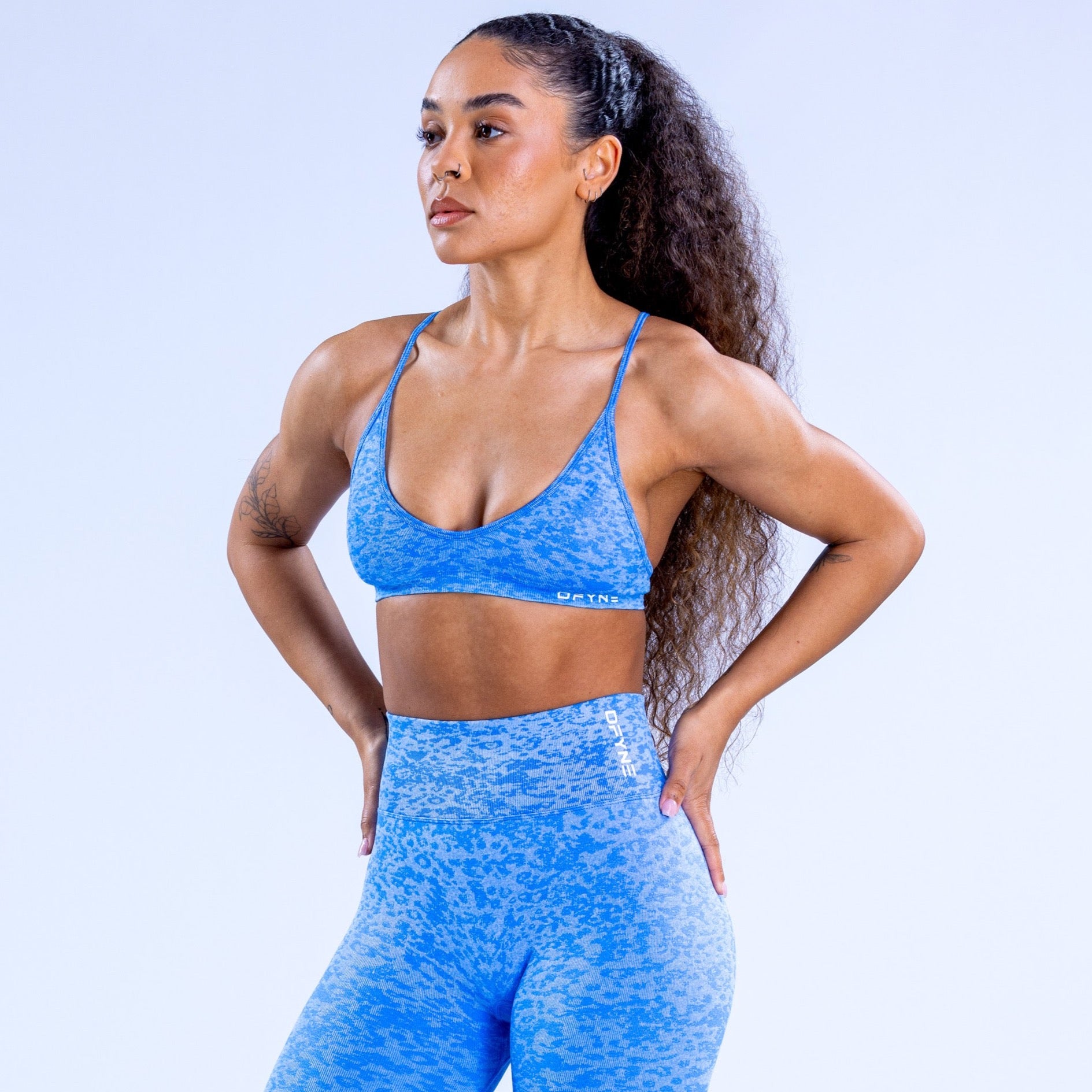 DFYNE Revive Sports BH Dame Blå | 08362-JOUD