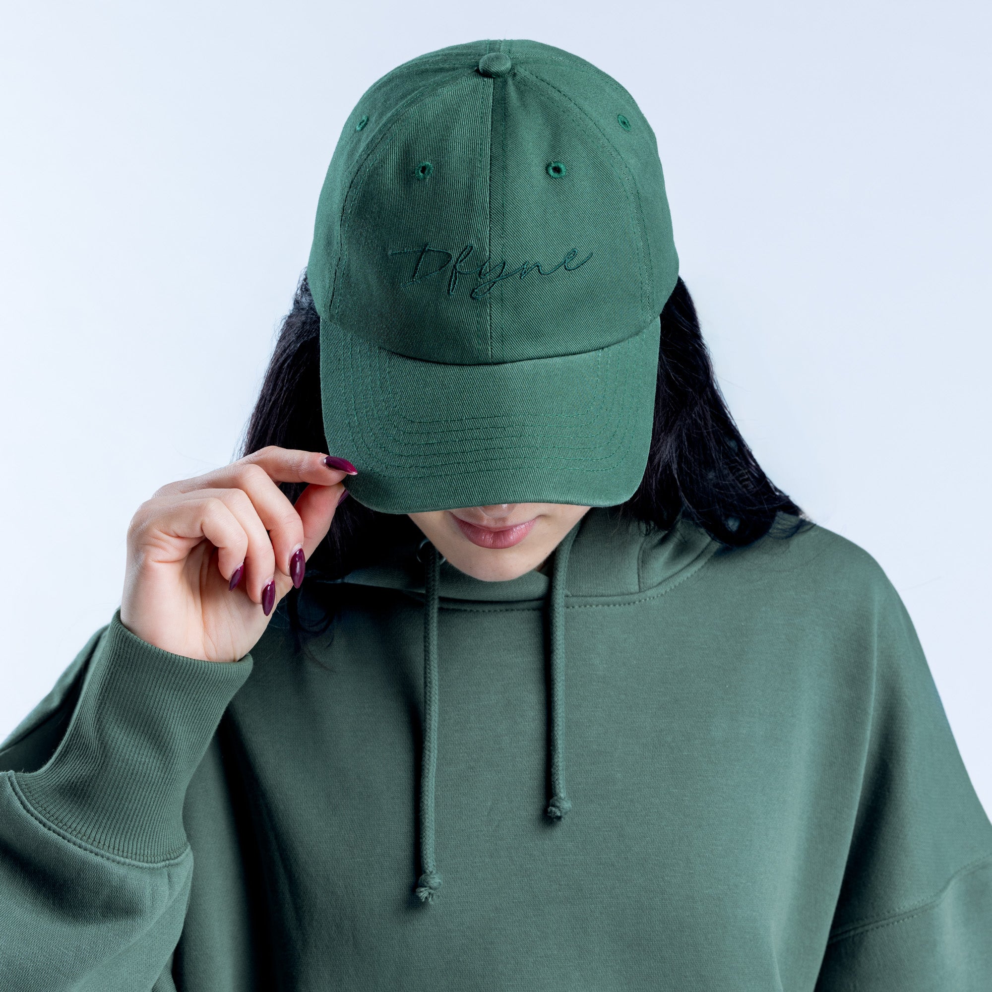 DFYNE Script Cap Dame Grønn | 79831-DJAB