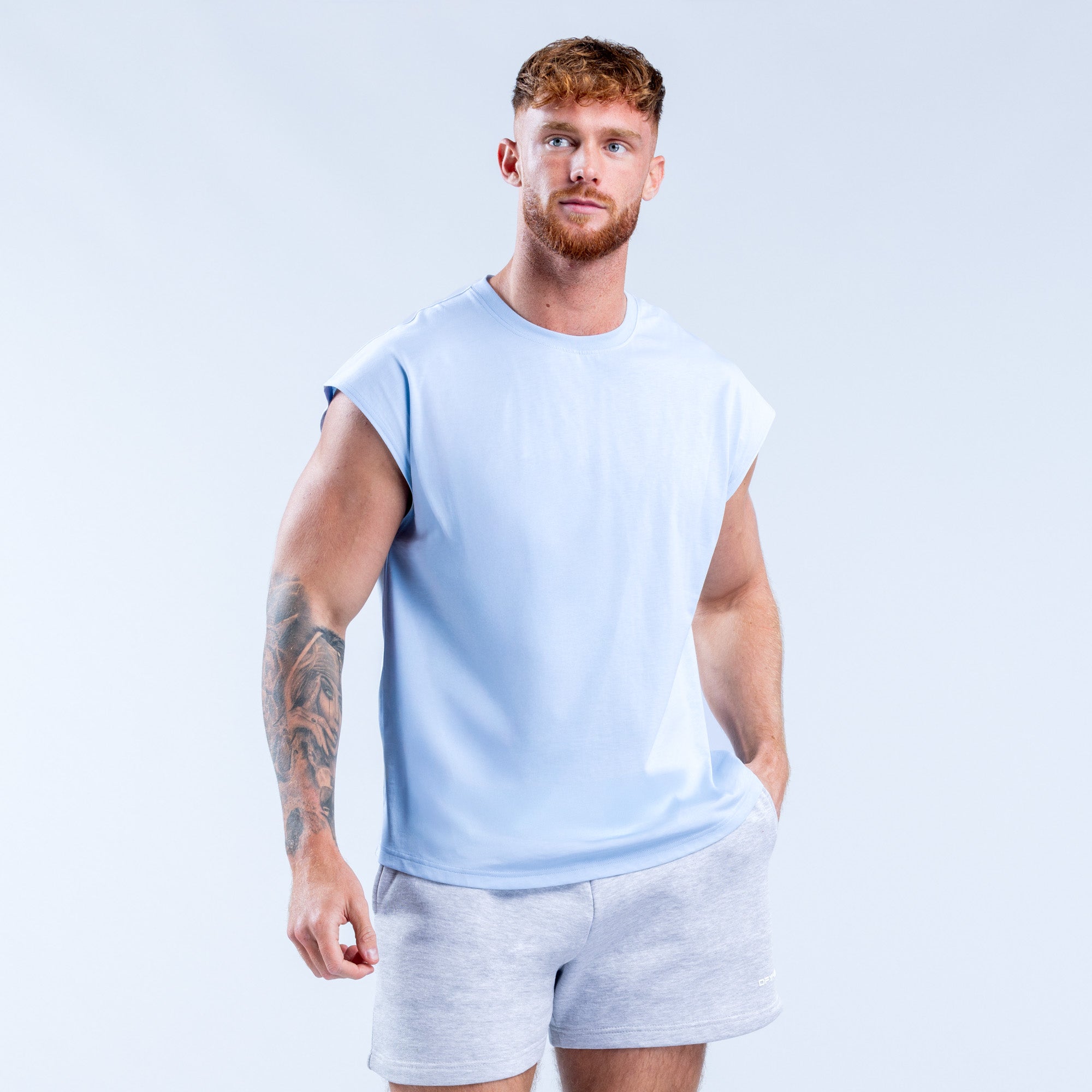 DFYNE Signature Tank Top Herre Blå | 72614-WOEI