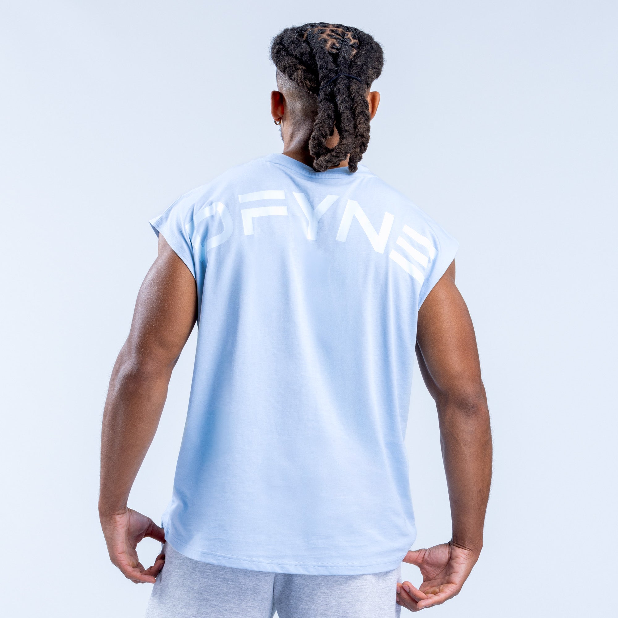 DFYNE Signature Tank Top Herre Blå | 72614-WOEI