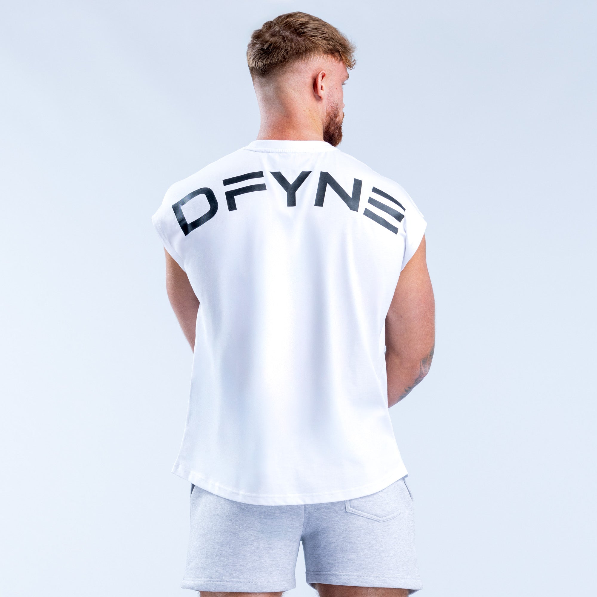 DFYNE Signature Tank Top Herre Hvite | 17493-QFBK